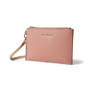 Michael Kors Blush Pink Wristlet Rose Gold Hardware